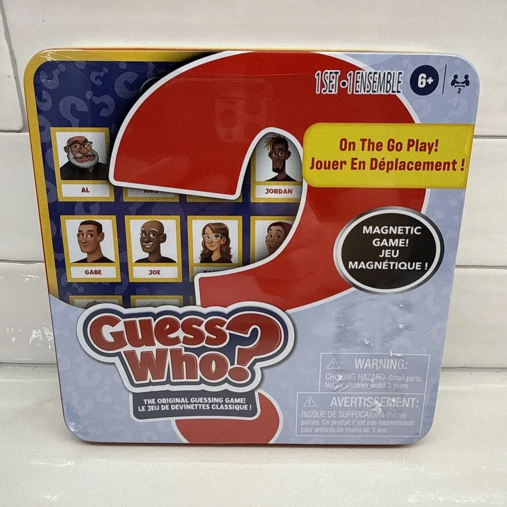 Hasbro GUESS WHO ? Play on The Go Magnetic Original Guessing Game Set Age 6+